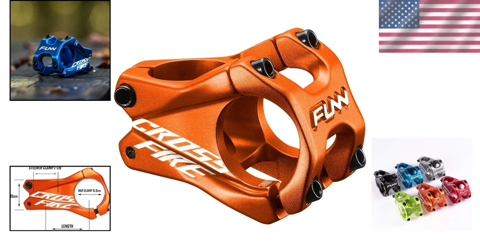 Vástago de aleación de 31,8 mm de peso pluma para MTB y BMX - Rendimiento de ingeniería de precisión Foto 2 de 4