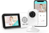 Baby Video Monitor, WiFi Baby Camera, 2.8 Screen & App Control,1000ft Range