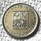 1990 Venezuela 50 centimos Coin Horse animal wildlife