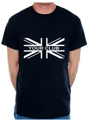 Personalisiertes Herren T-Shirt Union Jack Dein Vereinsname Sportverein 