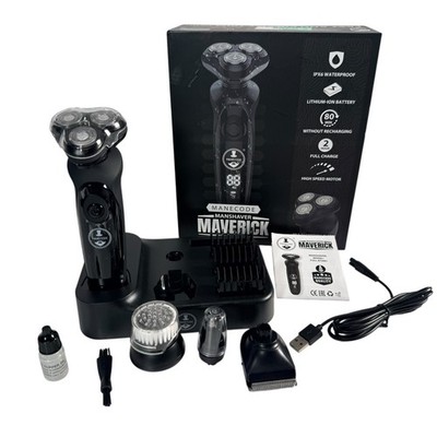 Manecode Maverick 7-in-1 Electric Razor for Men with Floating 8 Contouring Tech
