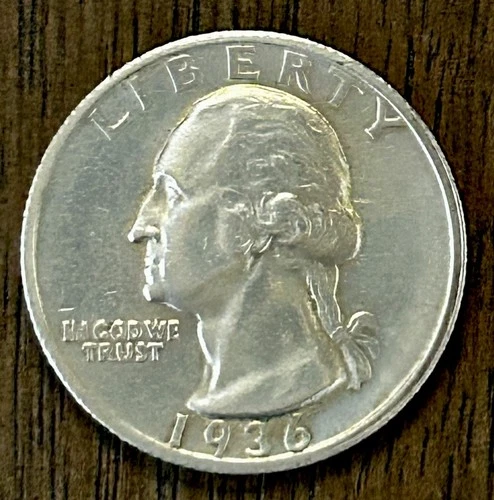 1936-D 25C Washington Quarter UNC ~ 26090