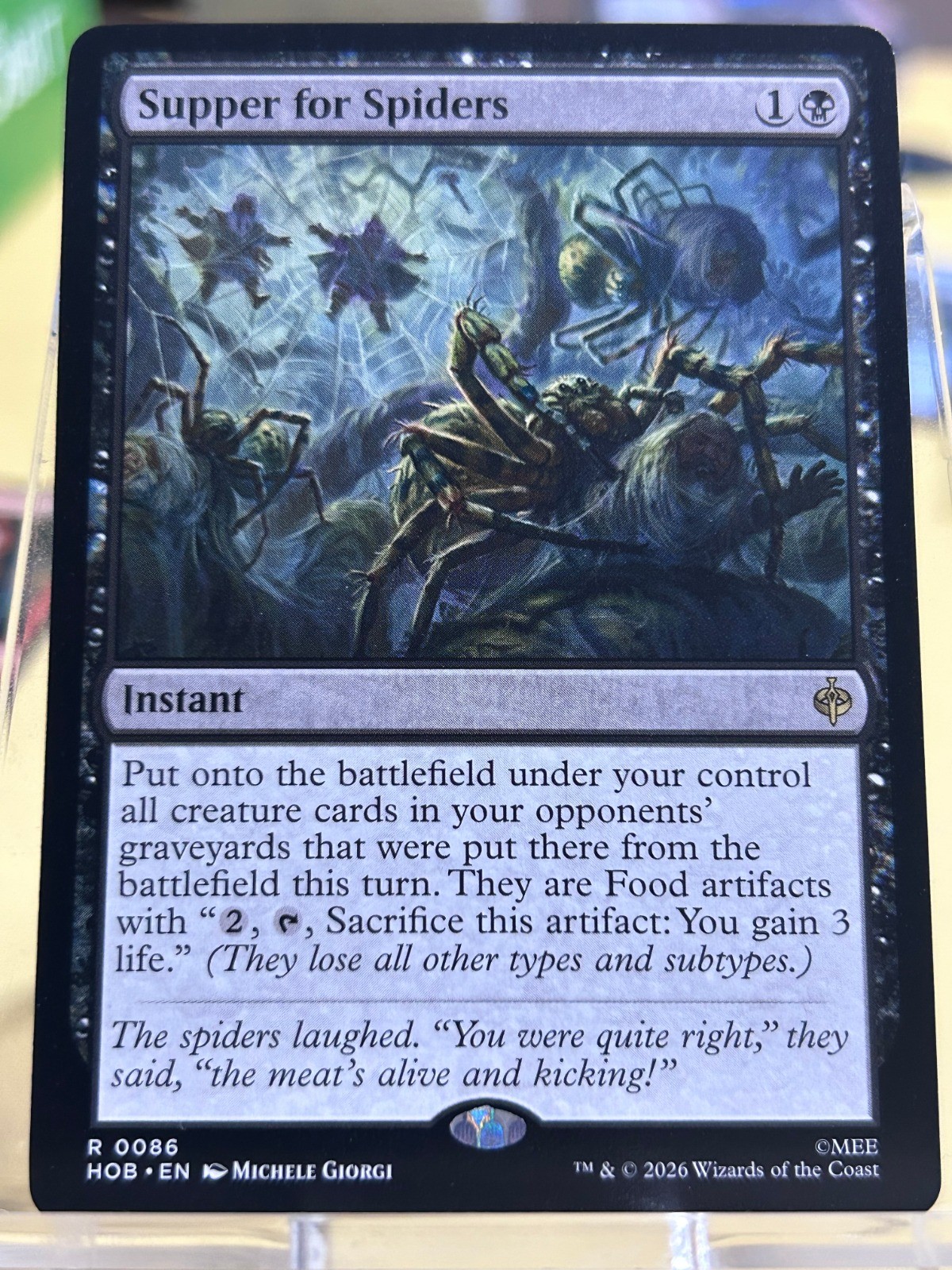 Supper for Spiders R The Hobbit 86 NM