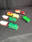 Vintage 1970s Lesney Matchbox Steam Locomotive & Train Car lot - 9 Piece