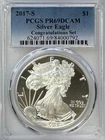 2017-S American Silver Eagle, PR69 DCAM PCGS, NR