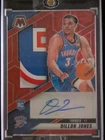 2024-25 Panini Mosaic - Rookie Jersey Auto Dillon Jones #RJA-DIL Intr'l Red