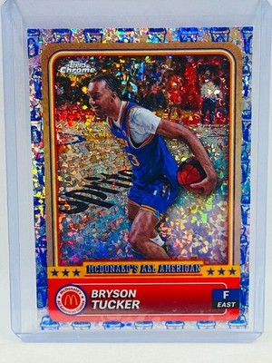 2024 Topps Chrome McDonalds All American Bryson Tucker McFlurry Refractor 33