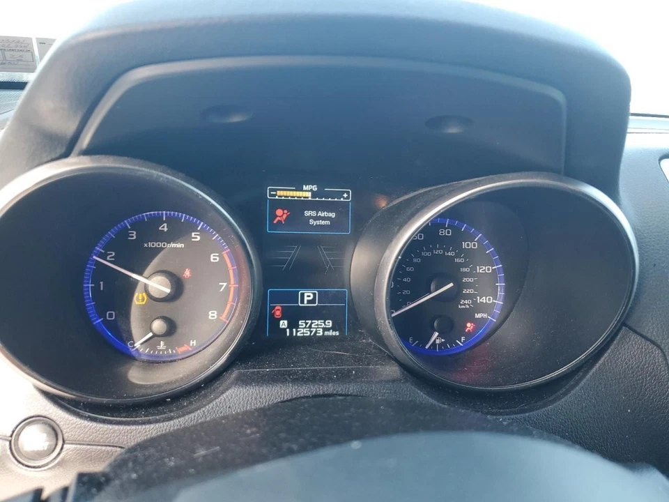 Used Speedometer Gauge fits: 2017 Subaru Legacy cluster US market 2.5L AT CVT w/ - Изображение 2 из 4