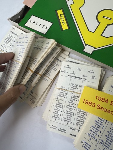 Vintage 1980 Strat-O-Matic Baseball Board Game 1984 Season Roster 100% COMPLETE! - 第 12/20 張圖片