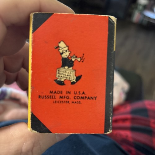 VINTAGE Miniature Russell Card Games "Donald Duck" 48 Cards & Rules Sheet Used - Picture 11 of 14