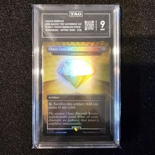 TAG 9 Chaos Emerald / Lotus Petal / Sonic Promo - 7035 / Yellow / MTG 