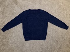 J. Crew Small Dark Blue Men's Sweater 100 Cotton