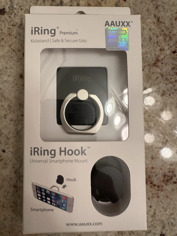 Black Authentic iRing Kickstand 4 iPhone Android Universal Smartphone Mount. M3 - Image 2 of 3