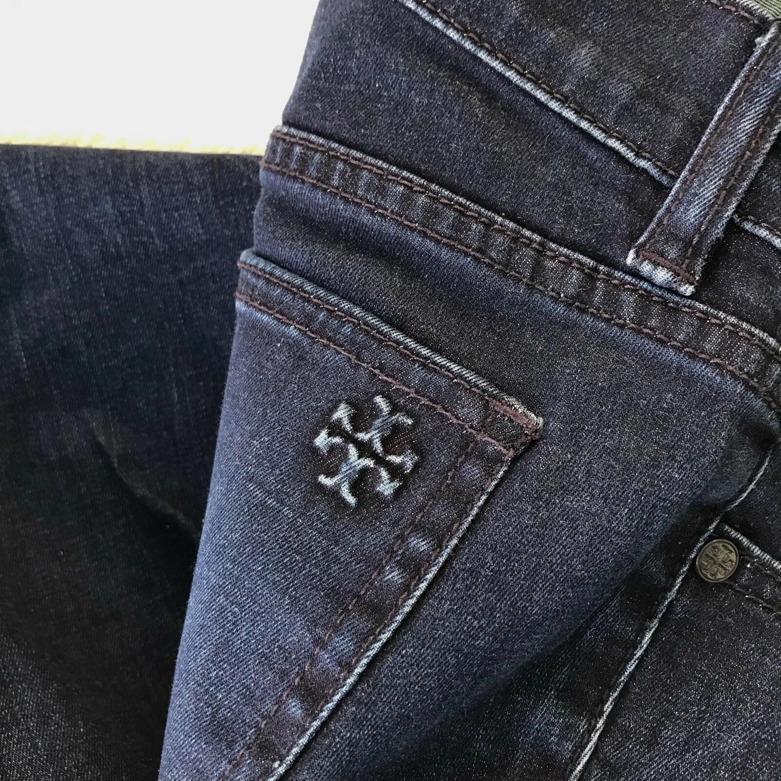 Tory Burch - Dark wash stretch legging jeans, sz 25 thumbnail 6