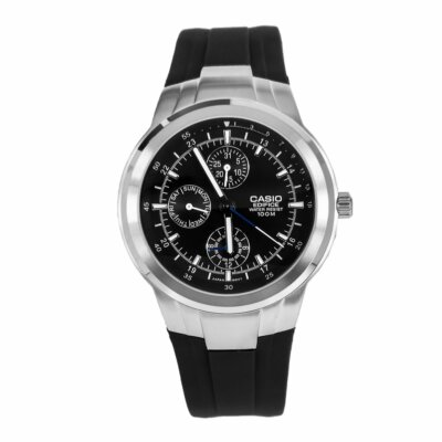 Casio Men's EF305-1AVCB Edifice Multi Function Black Resin Band Watch  79767766085 | eBay