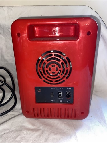 Budweiser Mini Fridge Compact Personal Refrigerator 6 Cans TESTED WORKS - Picture 7 of 11