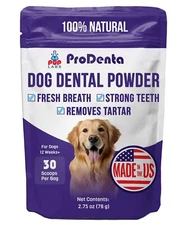 Pup Labs ProDenta All-Natural Dog Dental Powder for Teeth Cleaning Dental Powder