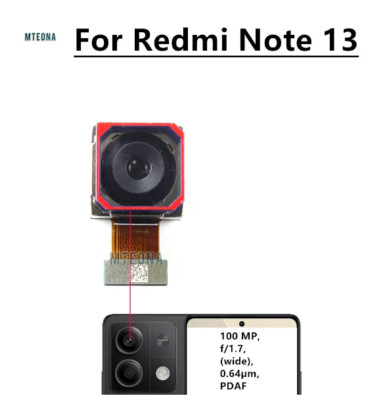 OEM Main Rear Back Camera Replacement Camera Module For Xiaomi Redmi Note 13 lot