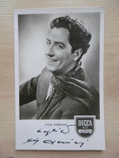 Vico Torriani Autogramm signed 9x14 cm Postkarte s/w