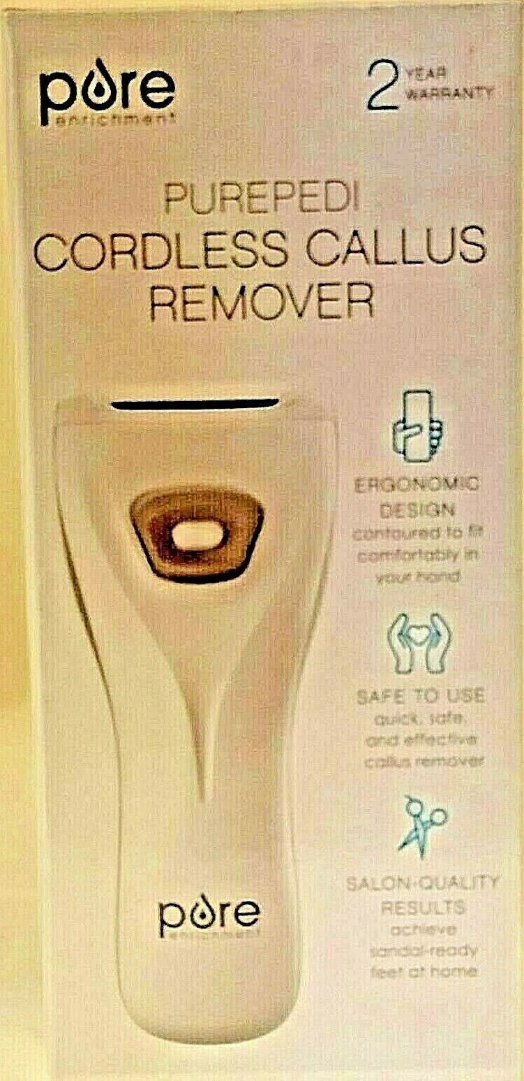 PurePedi Cordless Callus Remover Gently excellence Smooth Selling rankings Heels Soles &