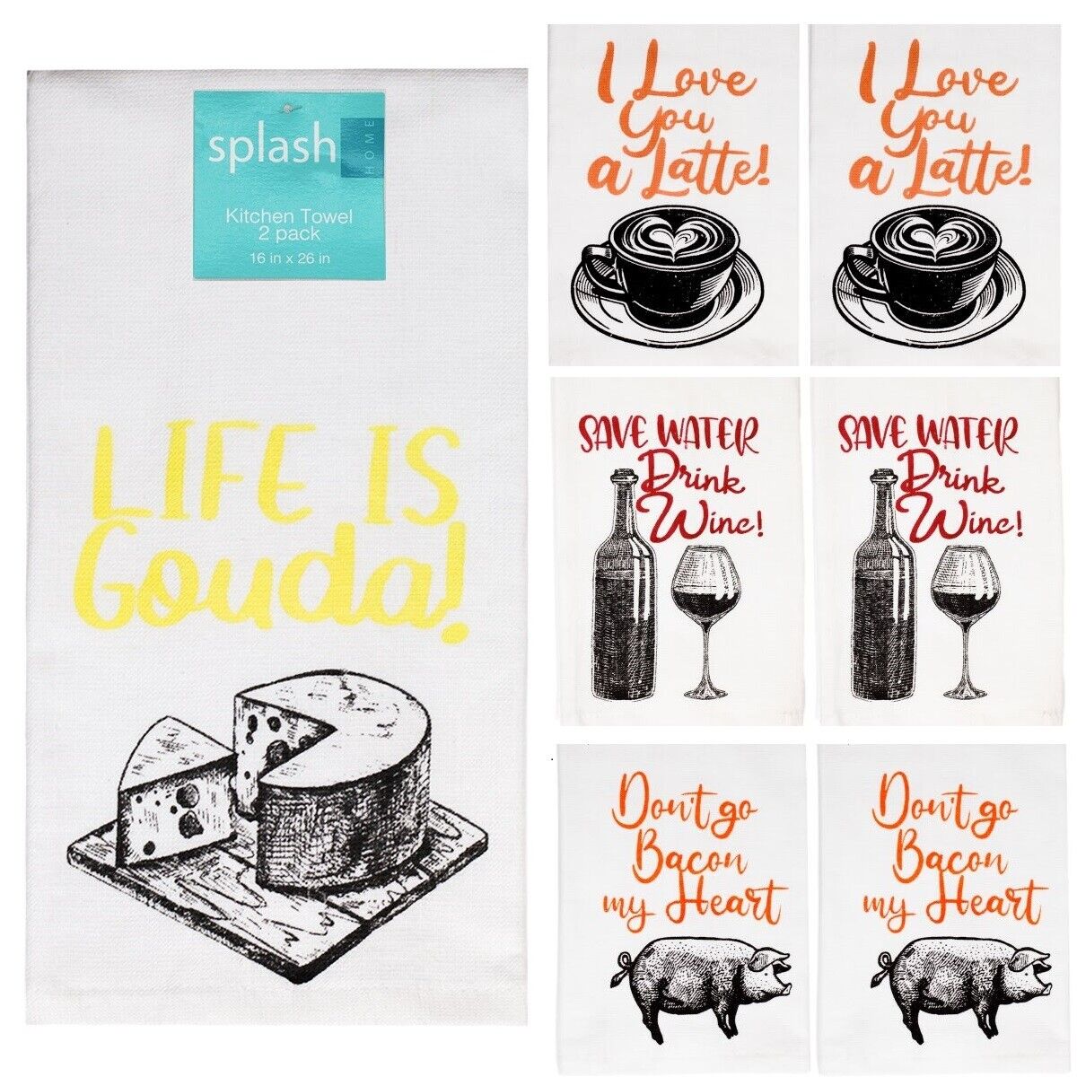 Funny Kitchen Towels Svg Bundle, Funny Dish Towel Sayings