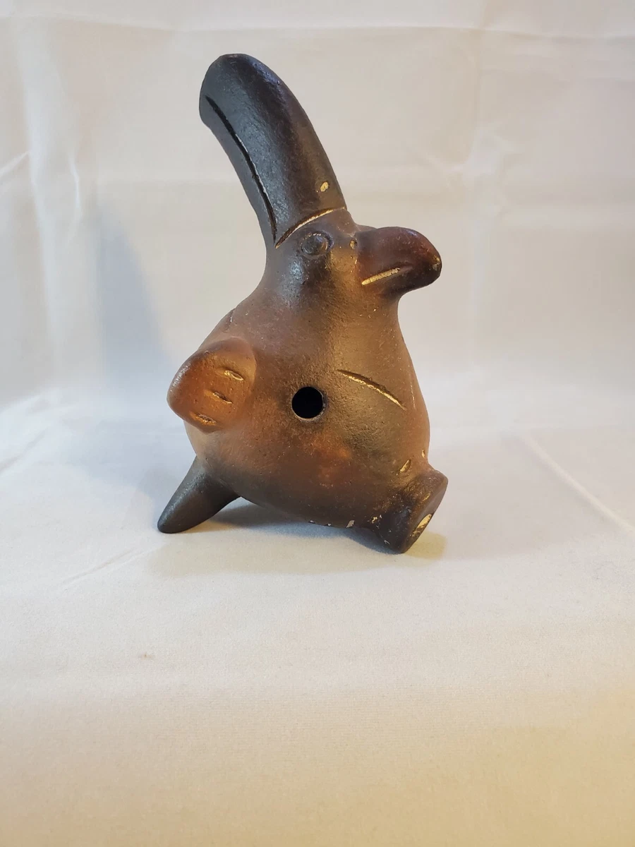 Multi Animal Ocarina Art Pottery Whistle