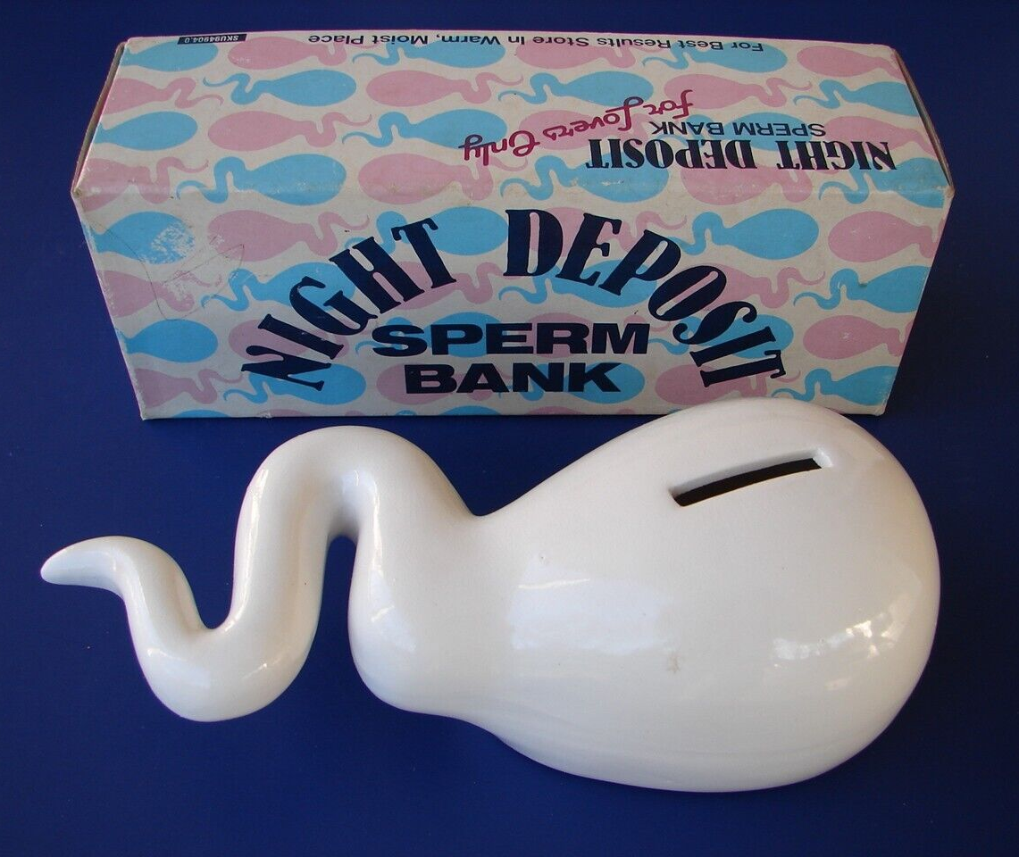 80's THE SPERM BANK 精子type貯金箱