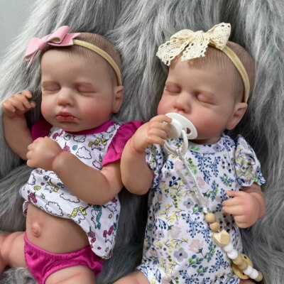 20inch Reborn LouLou Full Vinyl Body Washable Newborn Baby Puppe Reborn Girl