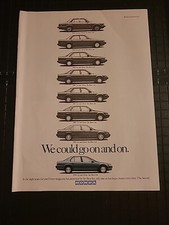 Honda Accord  Print Ad 1990 8x11 Great To Frame