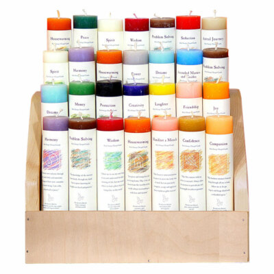 Crystal Journey Herbal Magic Candle - Choose One! 7'' Reiki Charged Pillar
