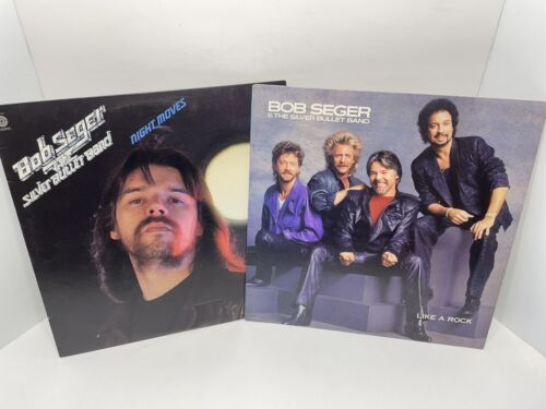 Lot de 2 disques vinyles LP de Bob Seger & The Silver Bullet Band - Photo 1 sur 3