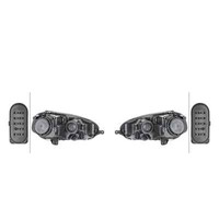 Hella Scheinwerfer Set Links Rechts FüR Vw Golf V 1K1 1K5 1K2 Halogen