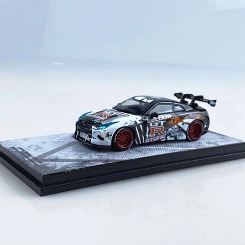 MINIGT 1/64 LBWK ニッサン GT-R 70 R35 Chase! Mini GT 1:64 Liberty Walk LB Works Nissan GT-R (R35