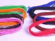24 Meter Elastic Stretch Round Beading Cord 1.2mm Braided String Macrame Rattail