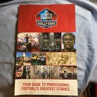 Pro Football Hall of Fame Guide Karte 2010 Vintage Broschüre