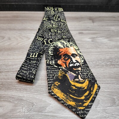 Keith Richards Albert Einstein E = Mc^2 Neck Tie