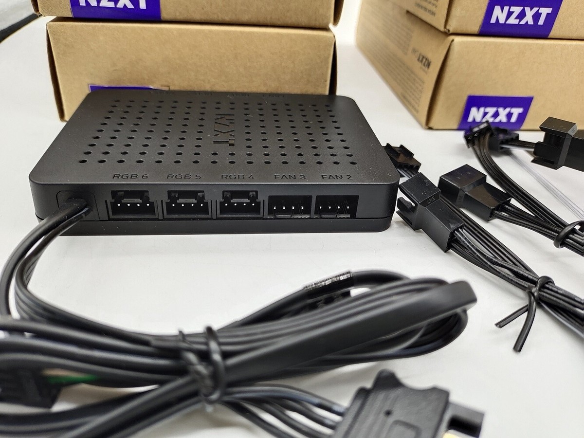 NZXT Hue+＆RGB Controller＆ファン6個 RGB & Fan Controller (2022) | PC Components | NZXT