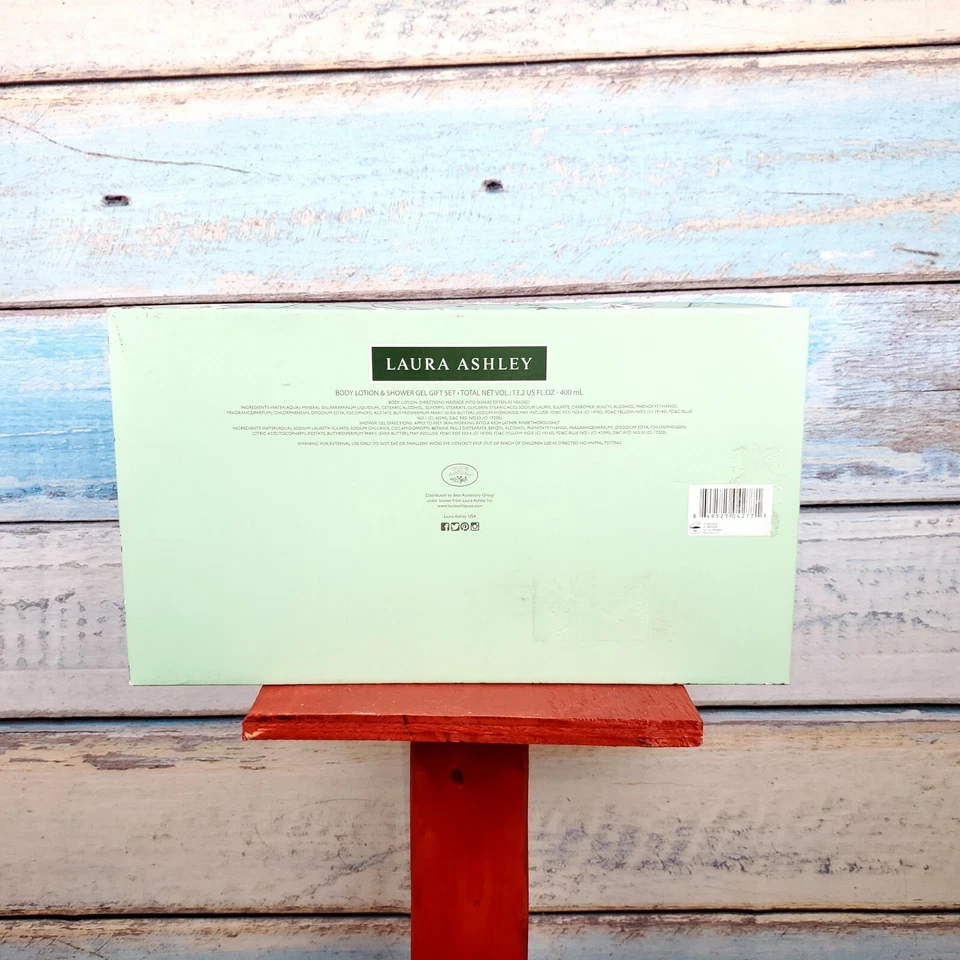 Juego de 4 lociones corporales y gel de ducha Laura Ashley bueno para tu piel vendedor de EE. UU. Foto 3 de 4