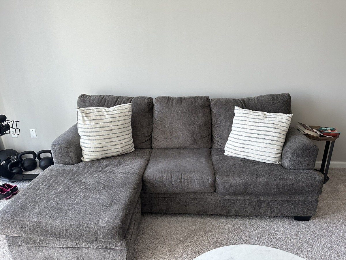 Grey Couch- Ashley Furniture | eBay