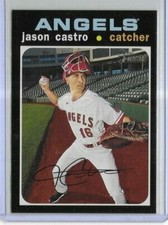 2020 Heritage High Number #627 Jason Castro Los Angeles Angels