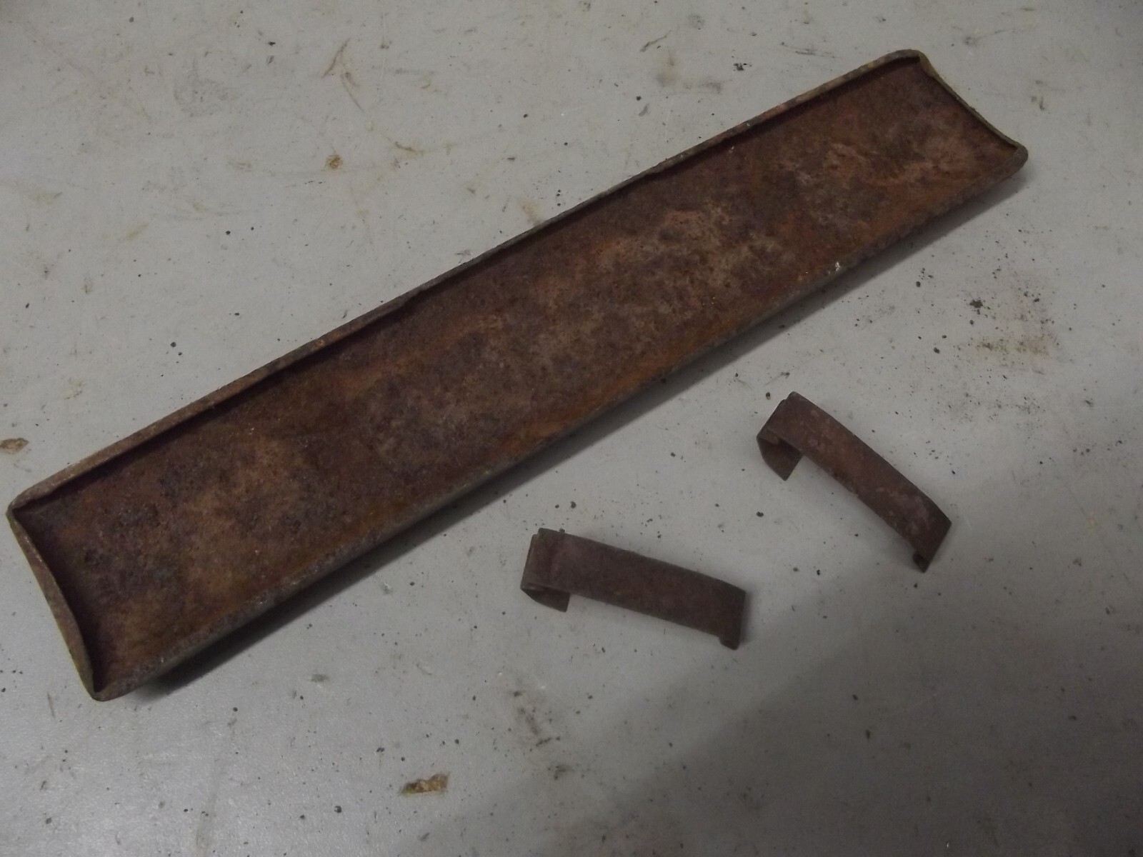 VINTAGE ACCESSORY 1955 - 1959 GMC TRUCK RADIO DELETE PLATE FOR DASH
