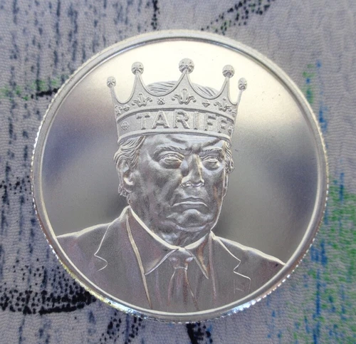 1/2 oz. TRUMP The TARIFF KING - 30mm round .999 fine silver