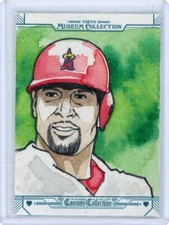 2015 Topps Museum Artists Canvas Collection Albert Pujols No 1 of 1
