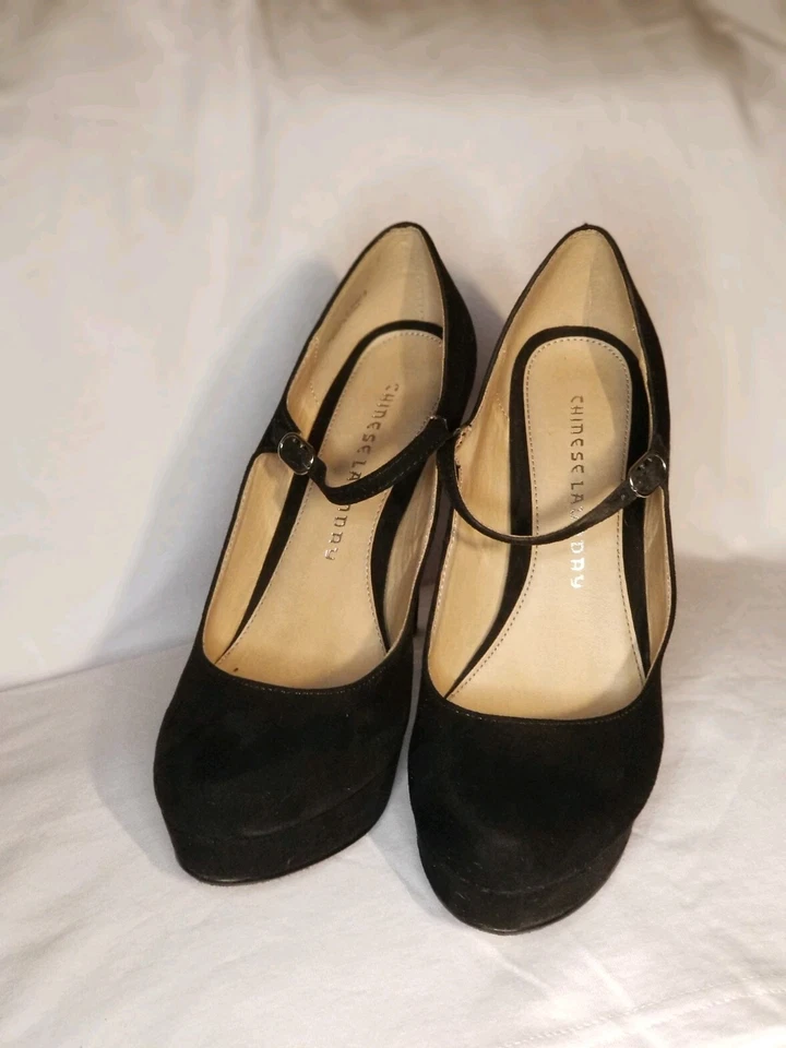 Correa negra para lavandería china talla 9,5 Foto 2 de 4