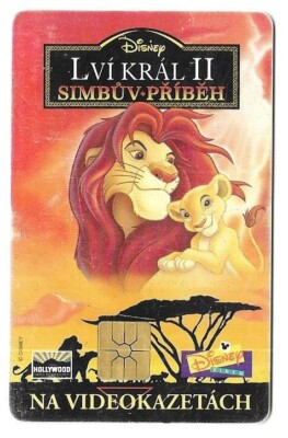 RARE / PHONE CARD - THE LION KING: WALT DISNEY / PHONECARD TELECARD