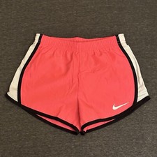 Nike Girls Dri-FIT Sports Shorts Pink Elastic Waistband Multiple Sizes