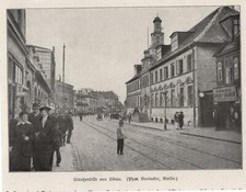 Libau Strasse Liepāja Лиепая Lettland Original BILDDOKUMENT von 1916 WW1
