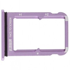 Sim Tray For Xiaomi Mi 9 Micro Sd Card Holder Purple Lavender Rail