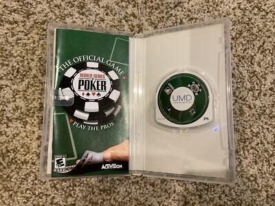 Sony Playstation PSP World Series of Poker The Official Game