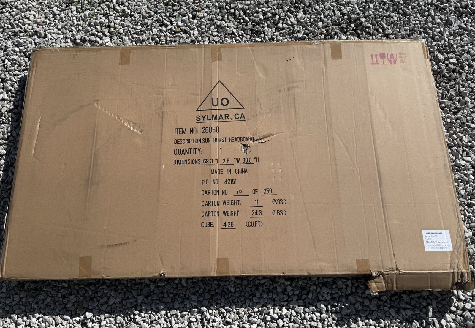 Urban Outfitters Deco Sun headboard Head Board Gold New Open Box eBay